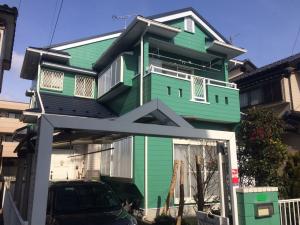 難しいカラーでもステキな仕上がりに！目印になりそうなステキなお宅になりました！